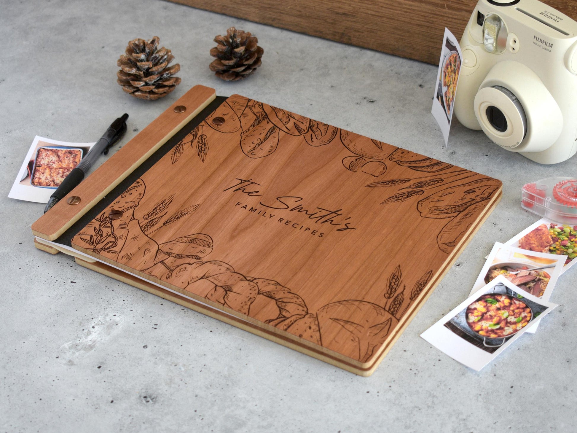 Personalized Recipe Book Binder, Gifts for Mom, Custom Cookbook, Birthday Gift For Mom, Mother Gift, Family Recipe Book Baking Gifts for Her