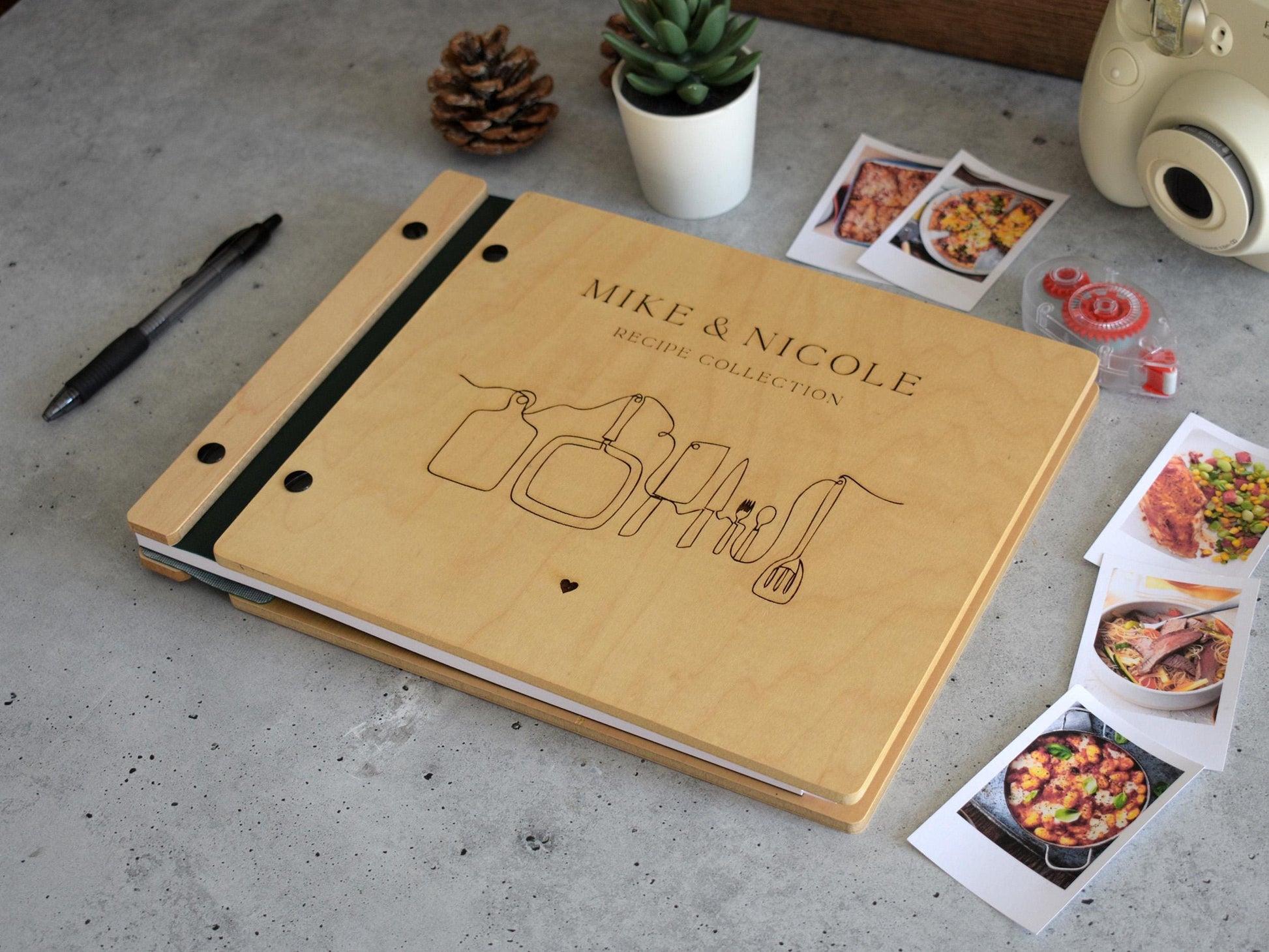 Personalized Recipe Book Binder, Christmas Gift for Mom, Custom Cookbook, Birthday Gift For Mom, Mother, Family Cookbook, Gifts for Her