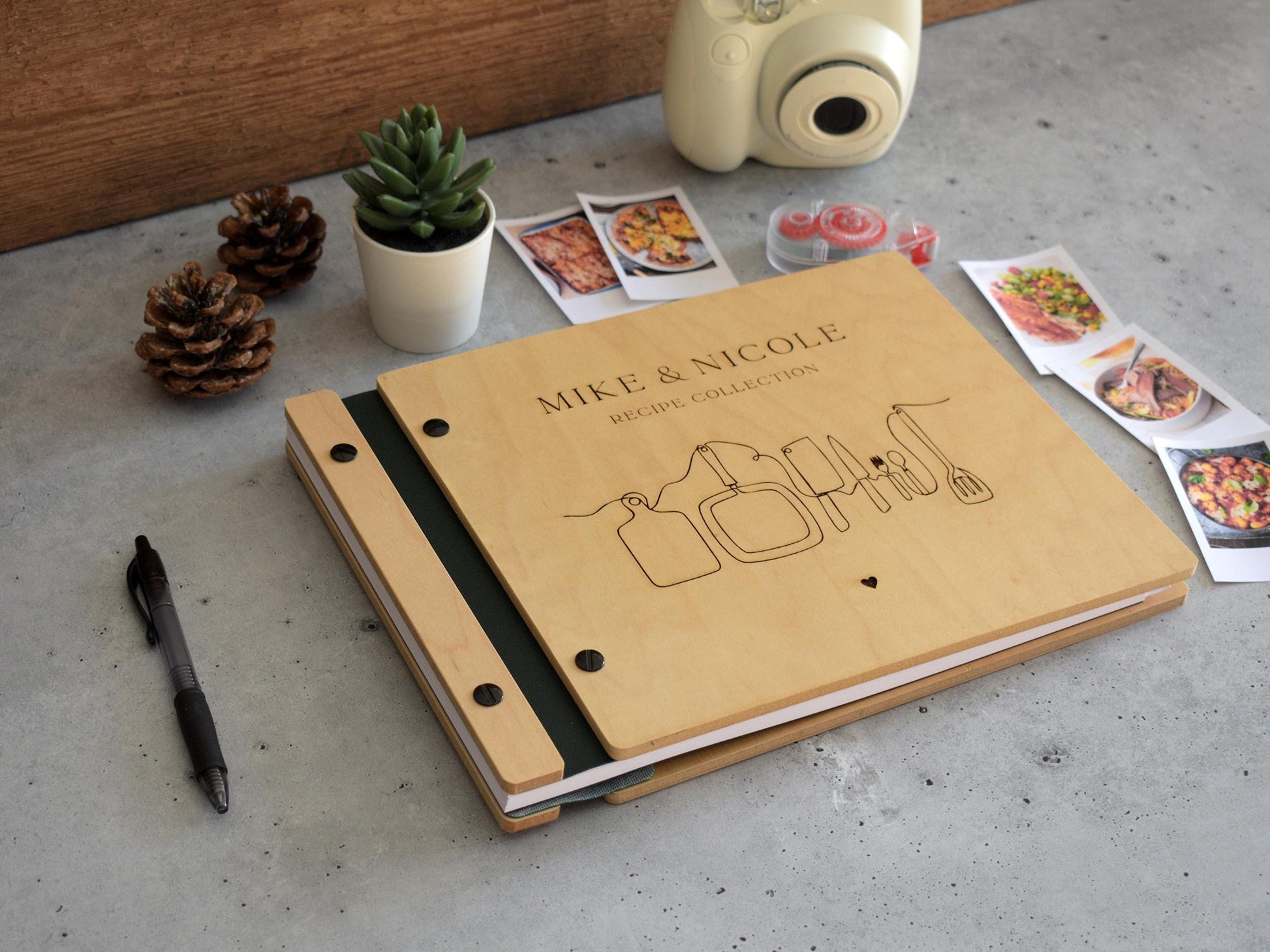 Personalized Recipe Book Binder, Christmas Gift for Mom, Custom Cookbook, Birthday Gift For Mom, Mother, Family Cookbook, Gifts for Her
