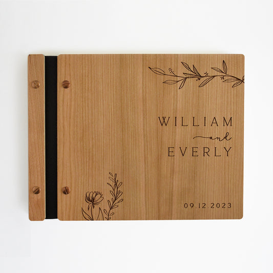 Spring Wedding Guest Book