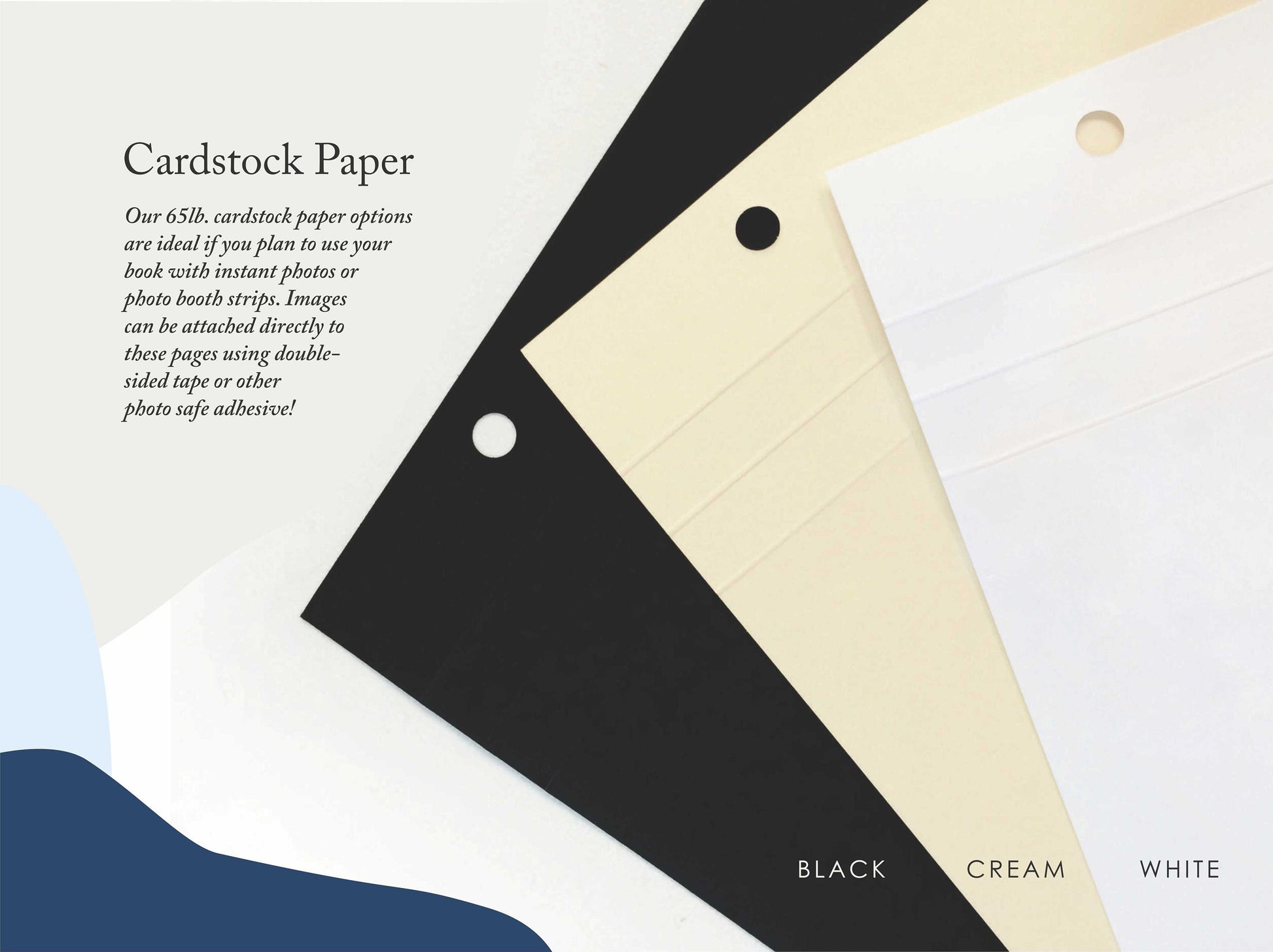Black Cardstock in Paper 